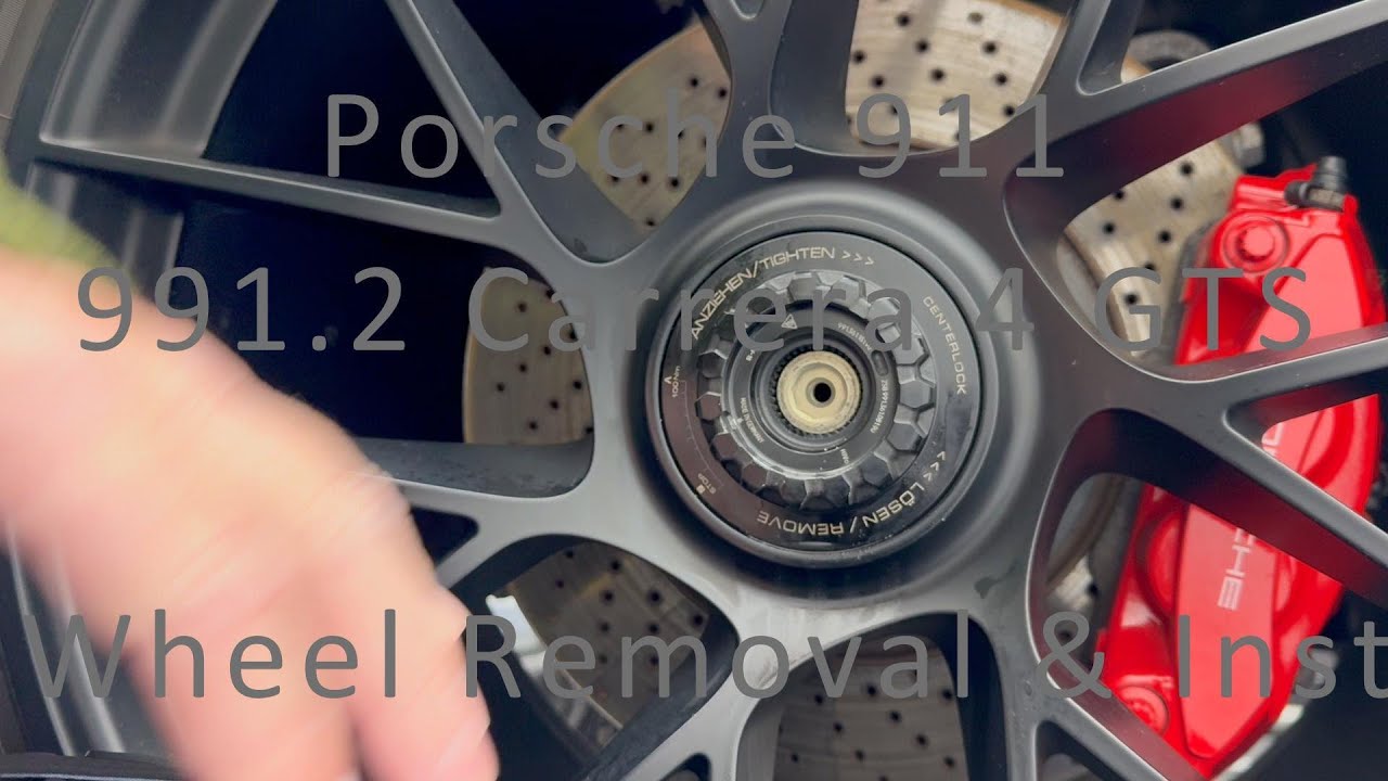 Porsche 911 Centrelock Wheel Removal & Installation