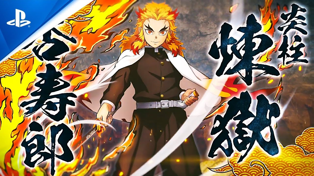 Demon Slayer Hinokami Keppuutan Rengoku Kyojuro Gameplay Trailer