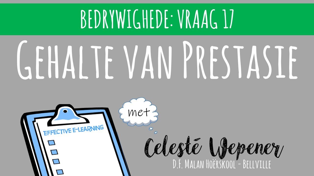 Q17 SUKSES/MISLUKKING VAN BESIGHEIDSFUNKSIES