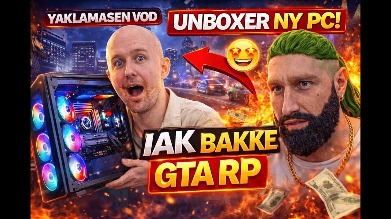YAKLAMASEN VOD #11 - NY PC OG GTA 5 RP MED IAK BAKKE