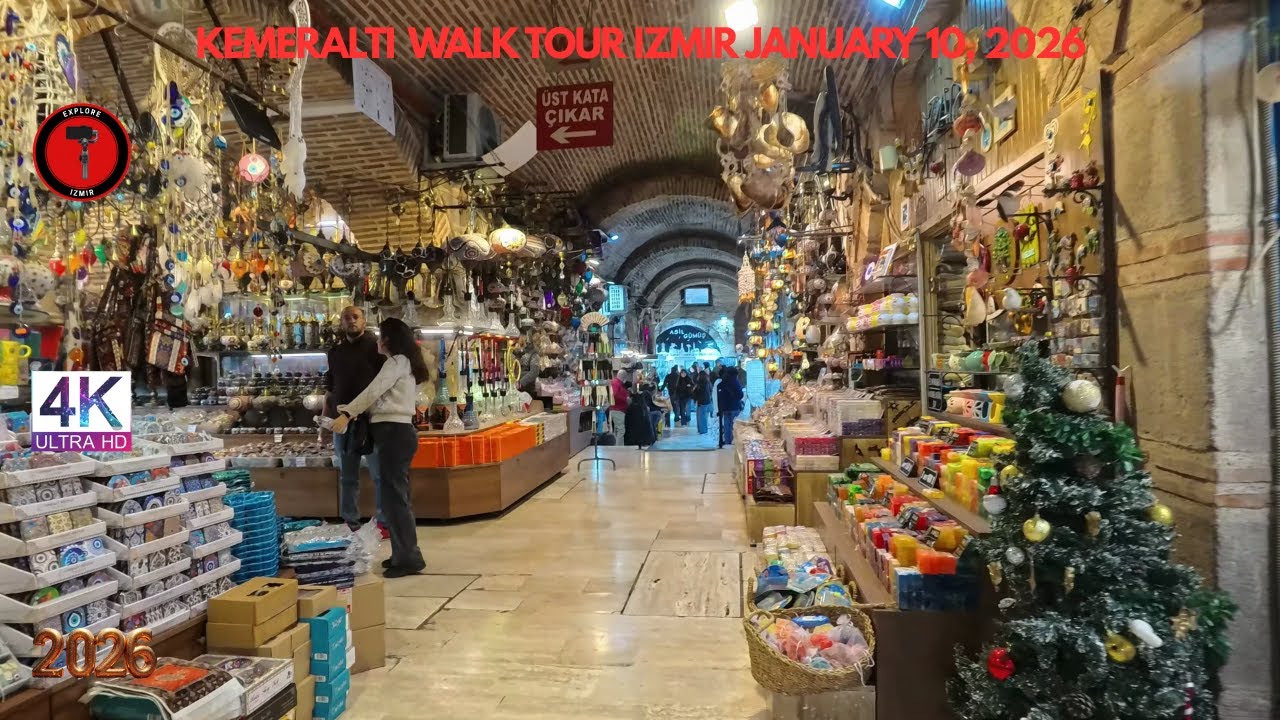 IZMIR KEMERALTI 2026 Walking Tour | 4k UHD 60fps | İZMİR TÜRKİYE