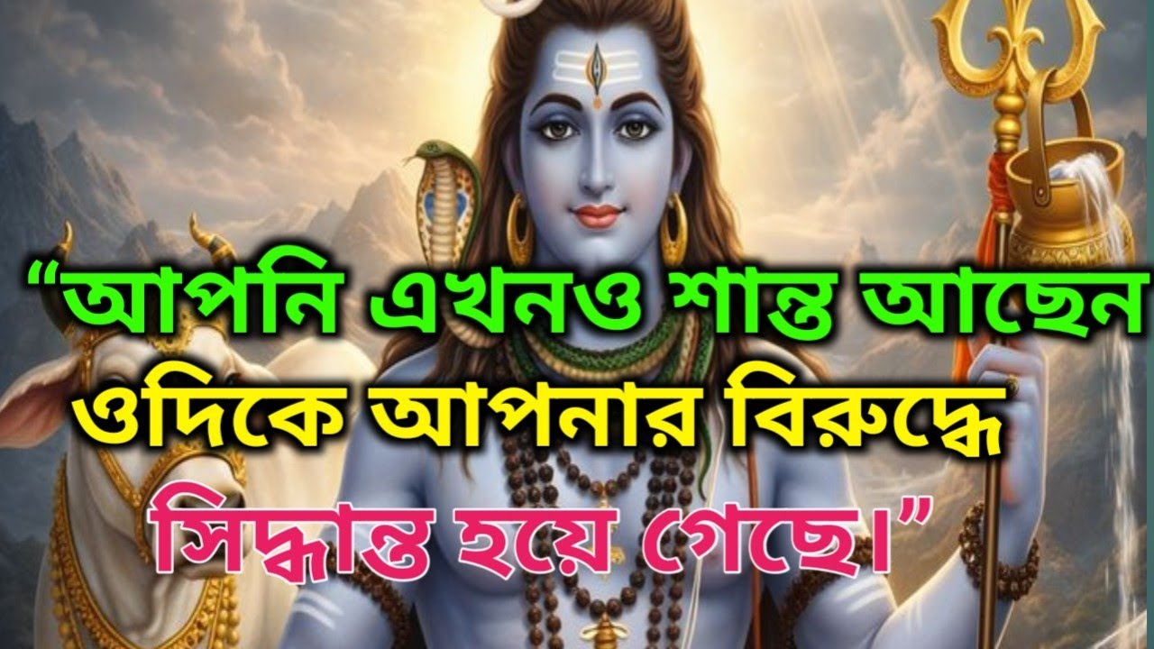 🔱তুমি এখনও শান্ত আছো... আর ওদিকে তোমার বিরুদ্ধে সিদ্ধান্ত নেওয়া হয়ে গেছে |🕉️ মহাদেবের কৃপা #mahadev 