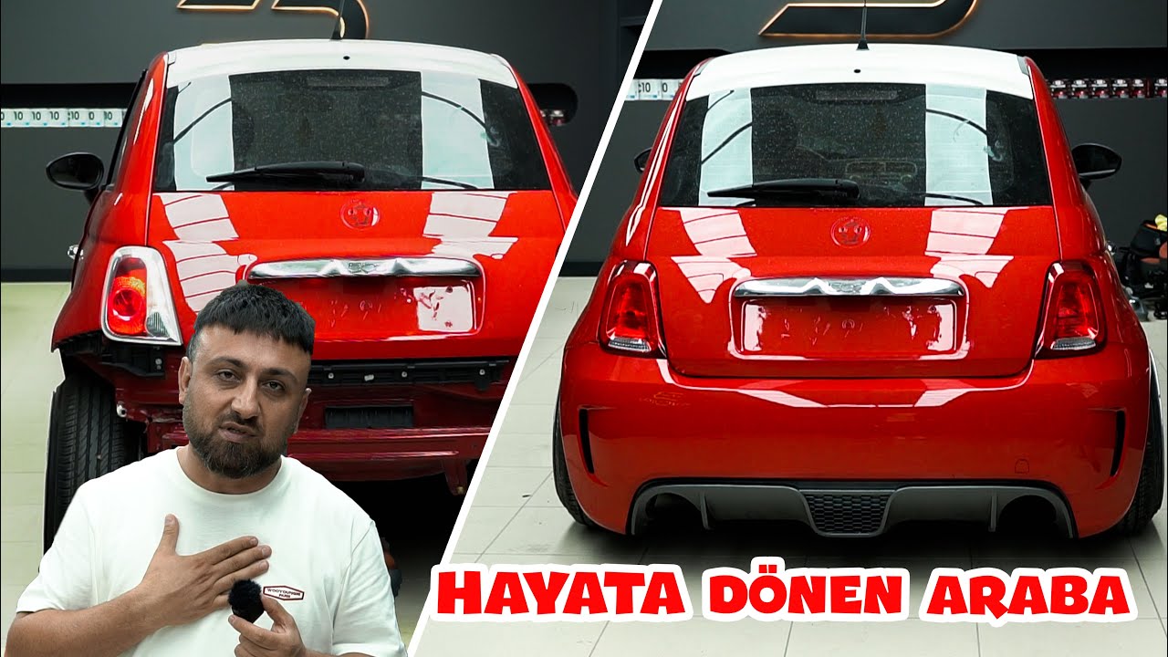 Boyasız Arabayı Boyatmak ! I Fiat 500 Abarth 695 Dönüşüm 3.Bölüm