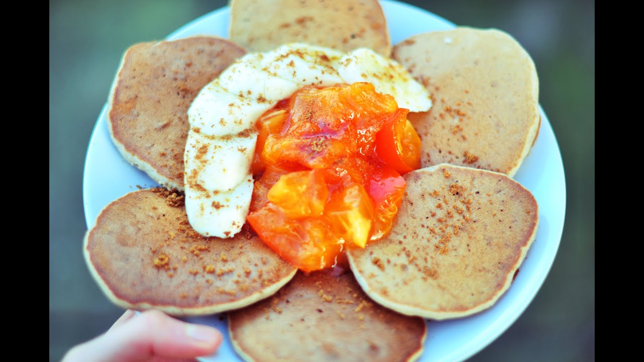 Vegan buckwheat banana pancakes (oil & gluten free)