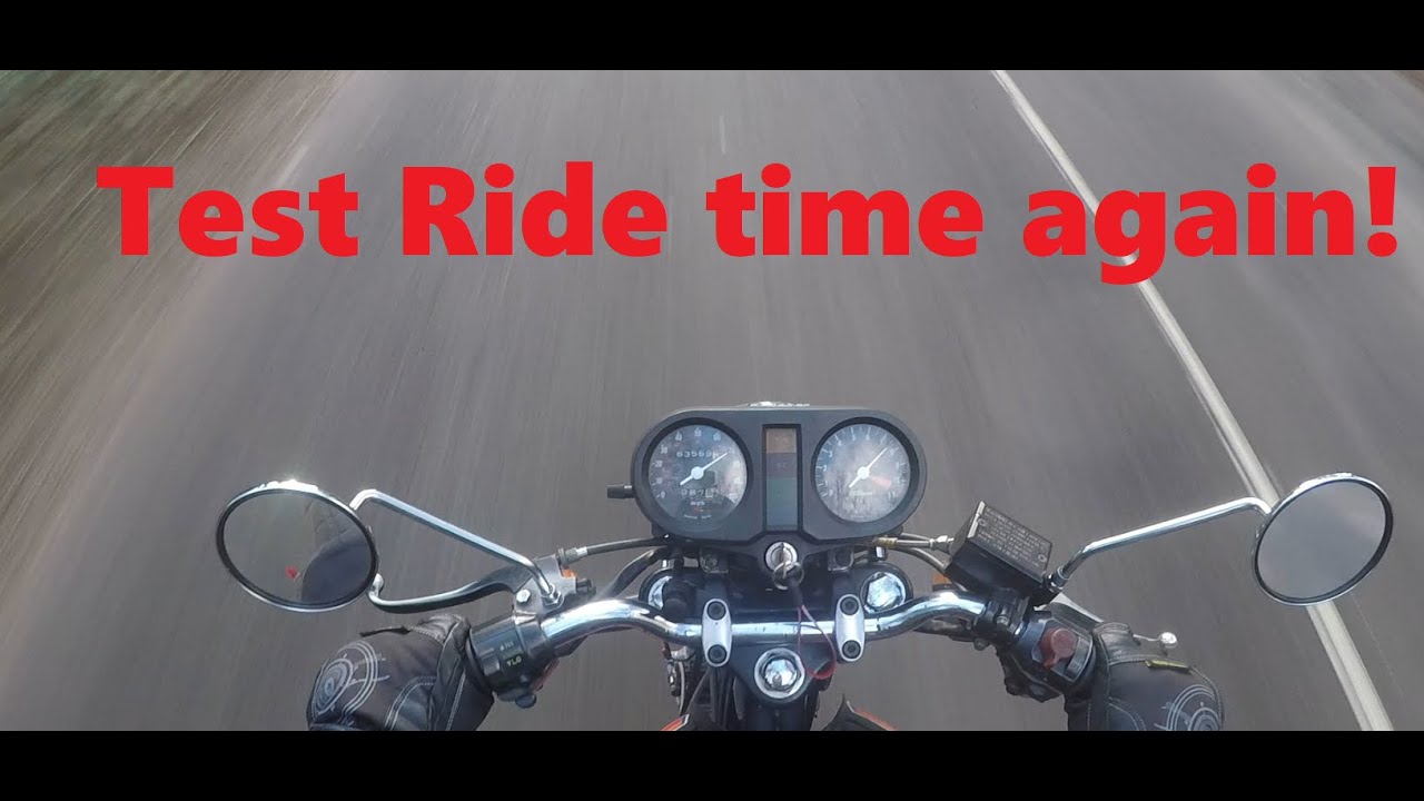 Trying to sort poor running then test ride -  Honda CB250N Superdream, -Part 71