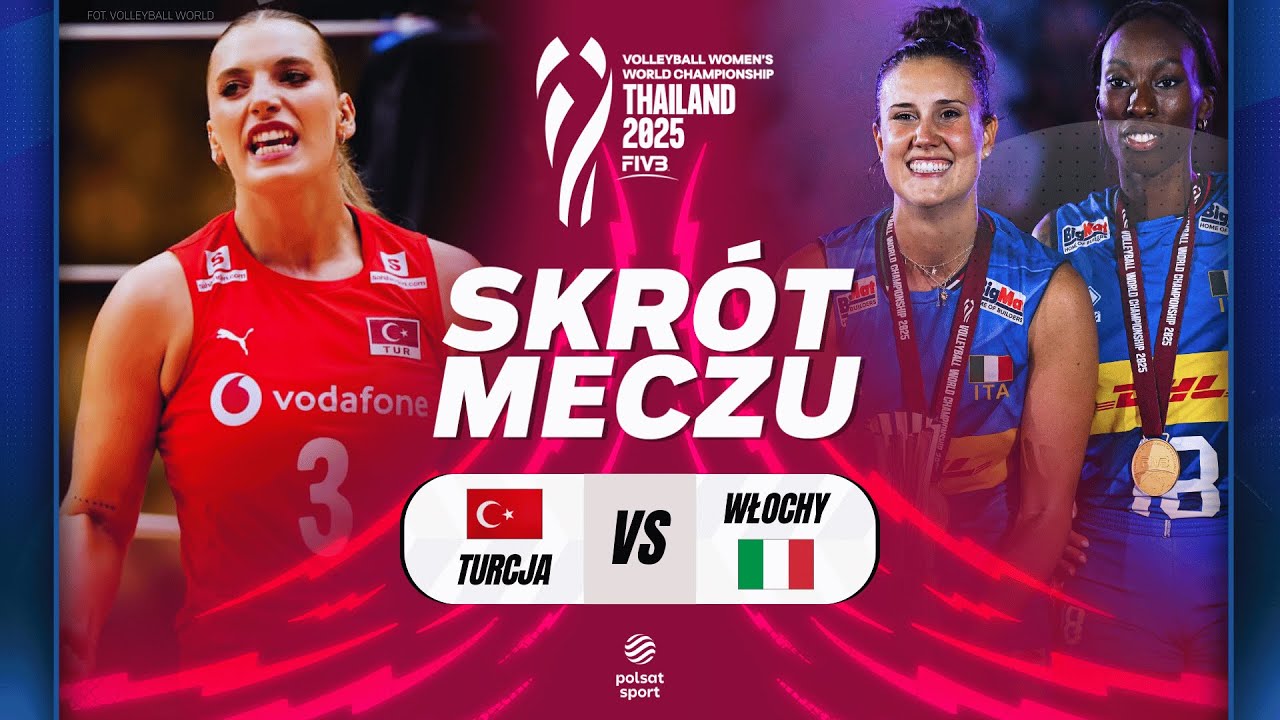 SKR&Oacute;T MECZU TURCJA - WŁOCHY I REPREZENTANTKI WŁOCH MISTRZYNIAMI ŚWIATA 2025