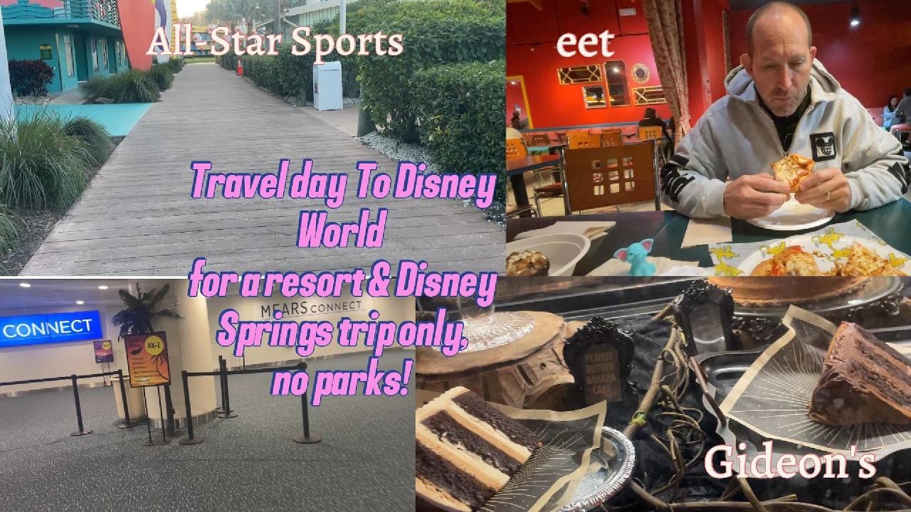 Seeing what Disney World has to offer outside of the parks, travel day vlog!