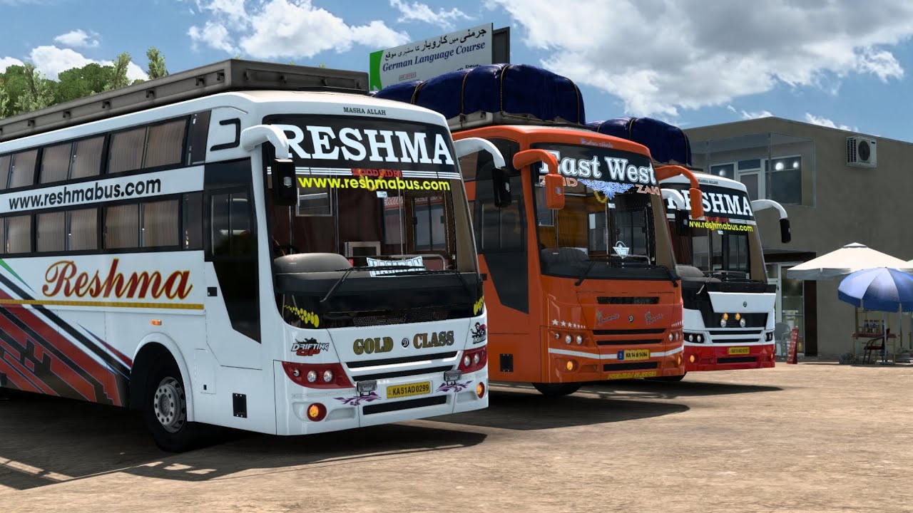 INSANE 🤯 Indian Bus Rash Driving | Realistic Steering Wheel Gameplay | ETS 2
