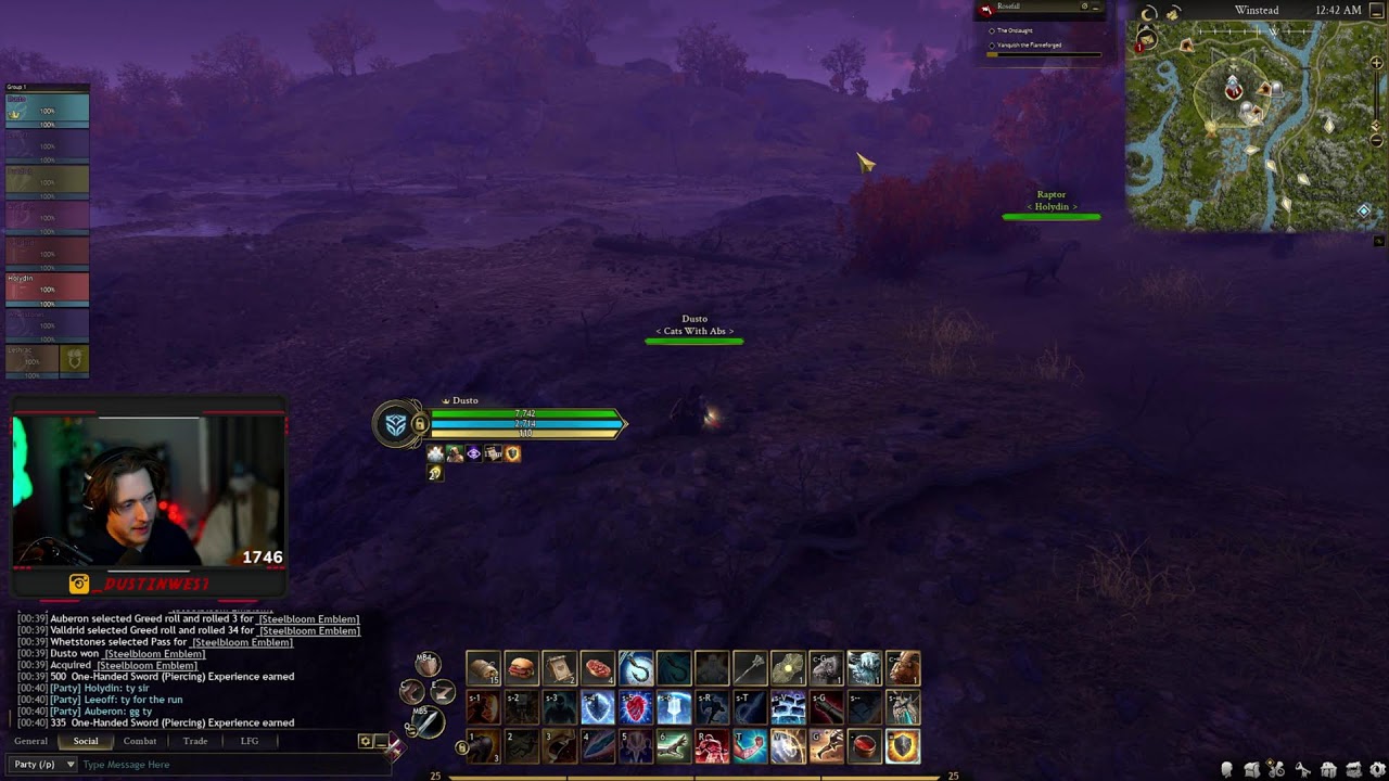 Ashes of Creation Early Access | CRAFTING BIG ARMOR SOONTM | DustyWhy on Twitch