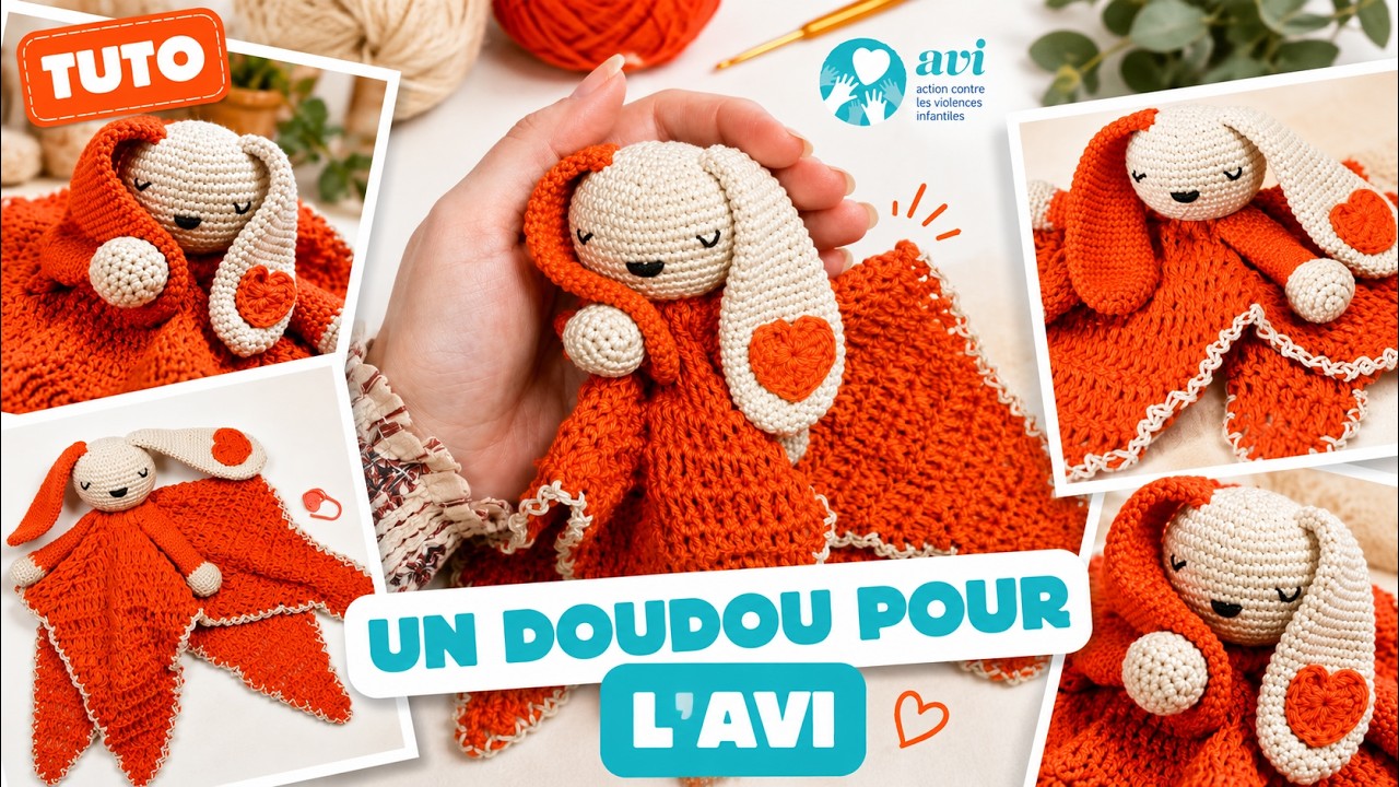 🫶🏻UN DOUDOU POUR L'AVI AU CROCHET AMIGURUMI ASSOCIATION🫶🏻