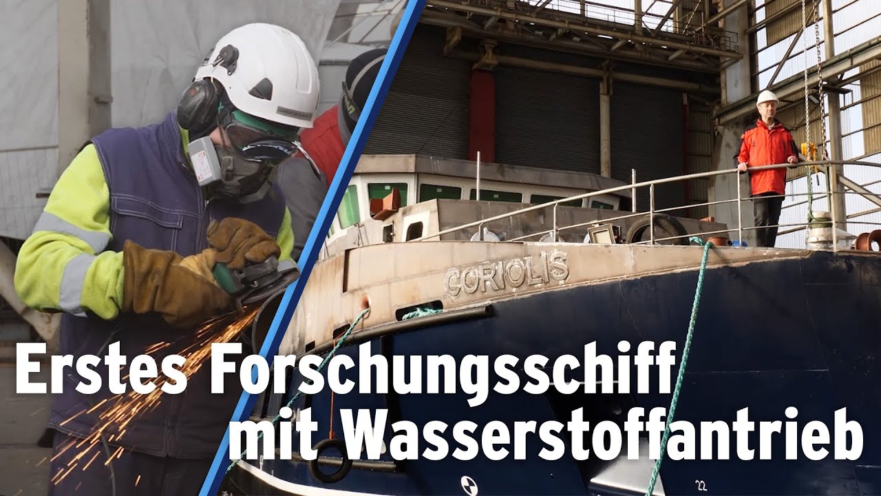 Weltweit erstes Forschungsschiff mit Wasserstoffantrieb wird in der Hitzler Werft gebaut