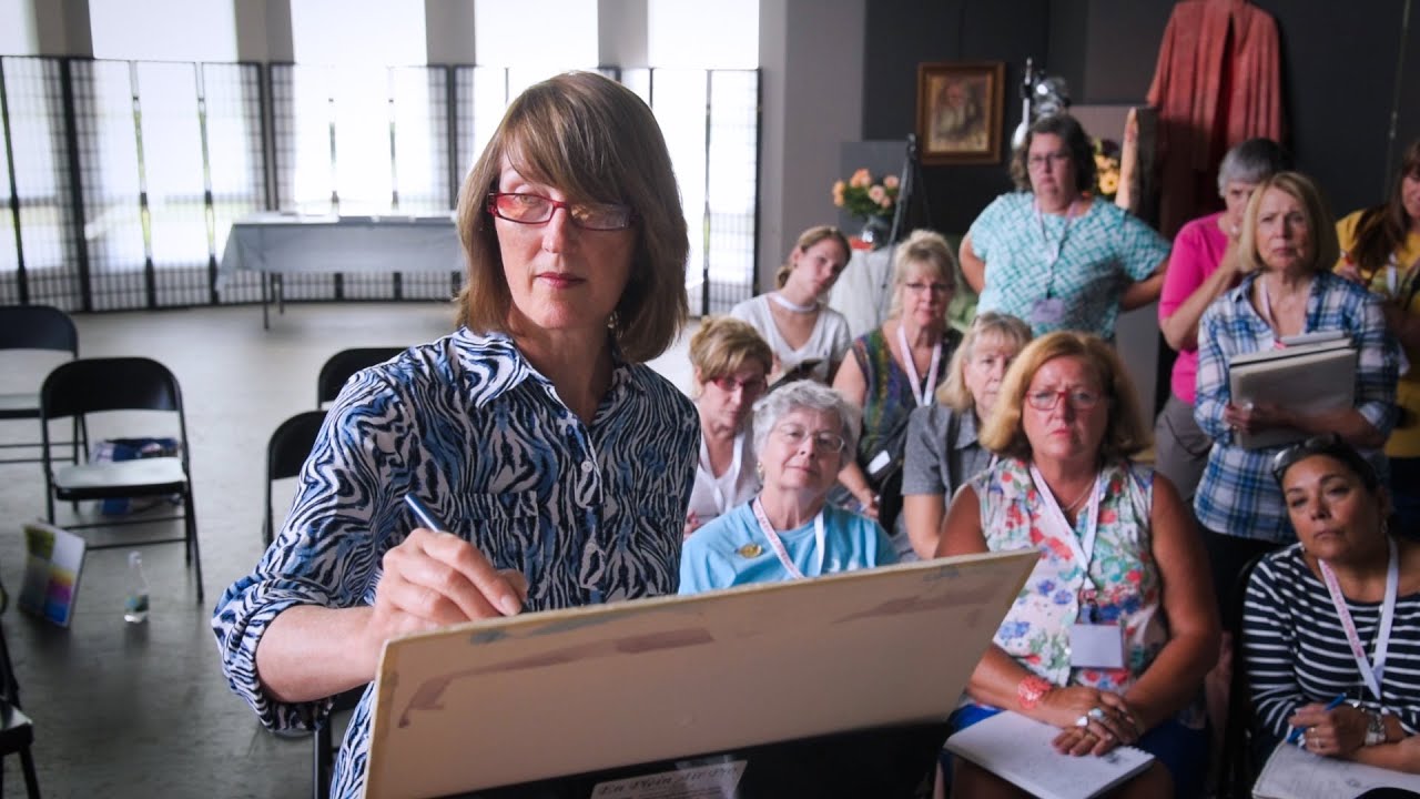 Filmed with a Nikon D750 DSLR Camera - Mary Whyte Watercolor Workshop