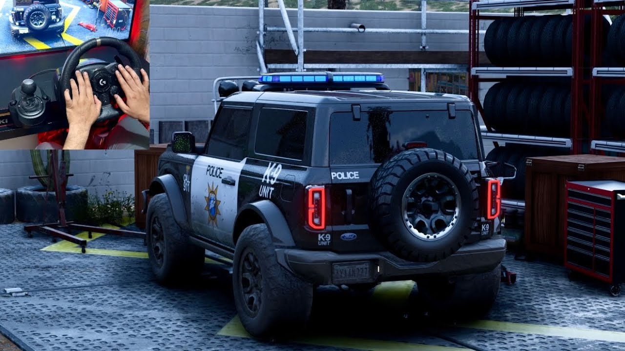 Ford Bronco 2021 police car~ Forza Horizon 5 | Logitech G923 steering wheel Gameplay 