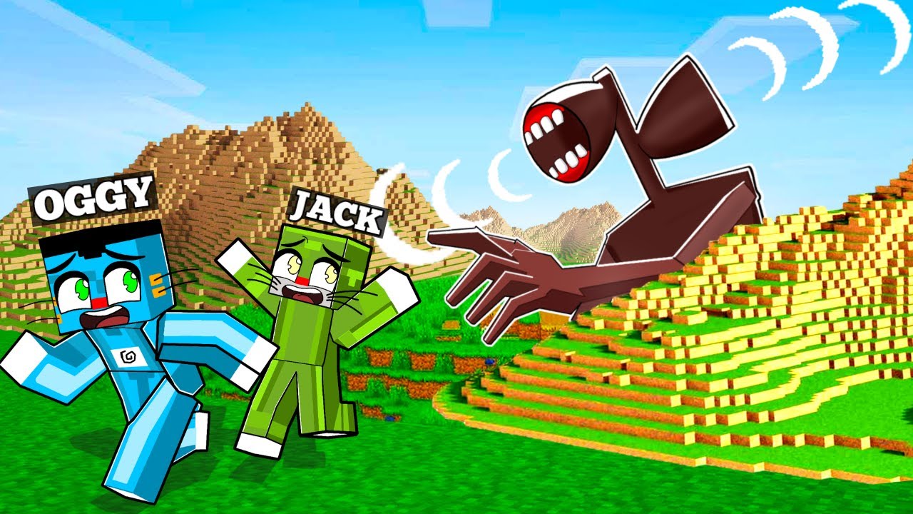 Minecraft Oggy Found Siren Head With Jack