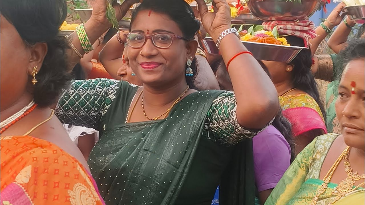 #మా గ్రామం అమ్మవారు సారి వూరేగింపు#festivalvibes