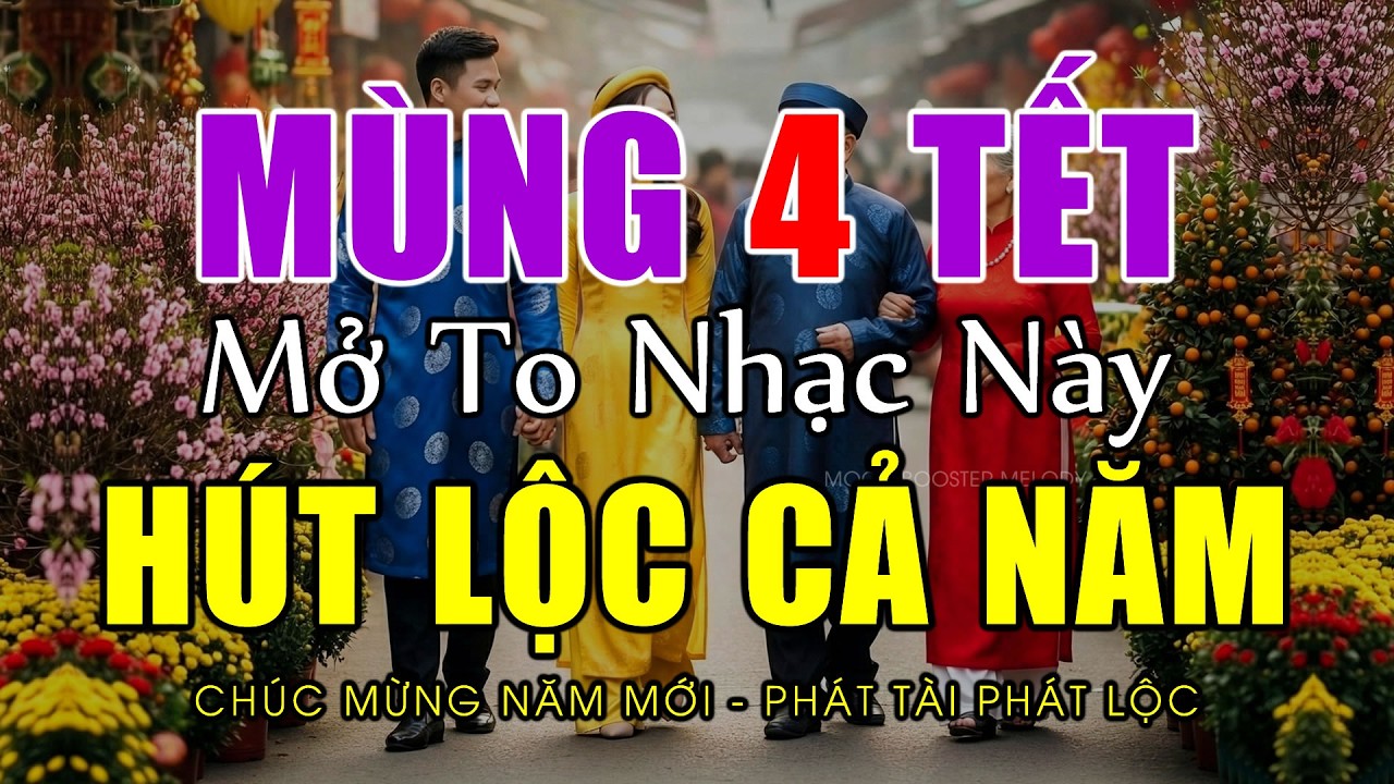 MÙNG 4 TẾT BÍNH NGỌ Mở To CHÚC XUÂN PHÁT TÀI REMIX - Nhạc Tết EDM, Nhạc DJ HOUSELAK May Mắn Cả Năm