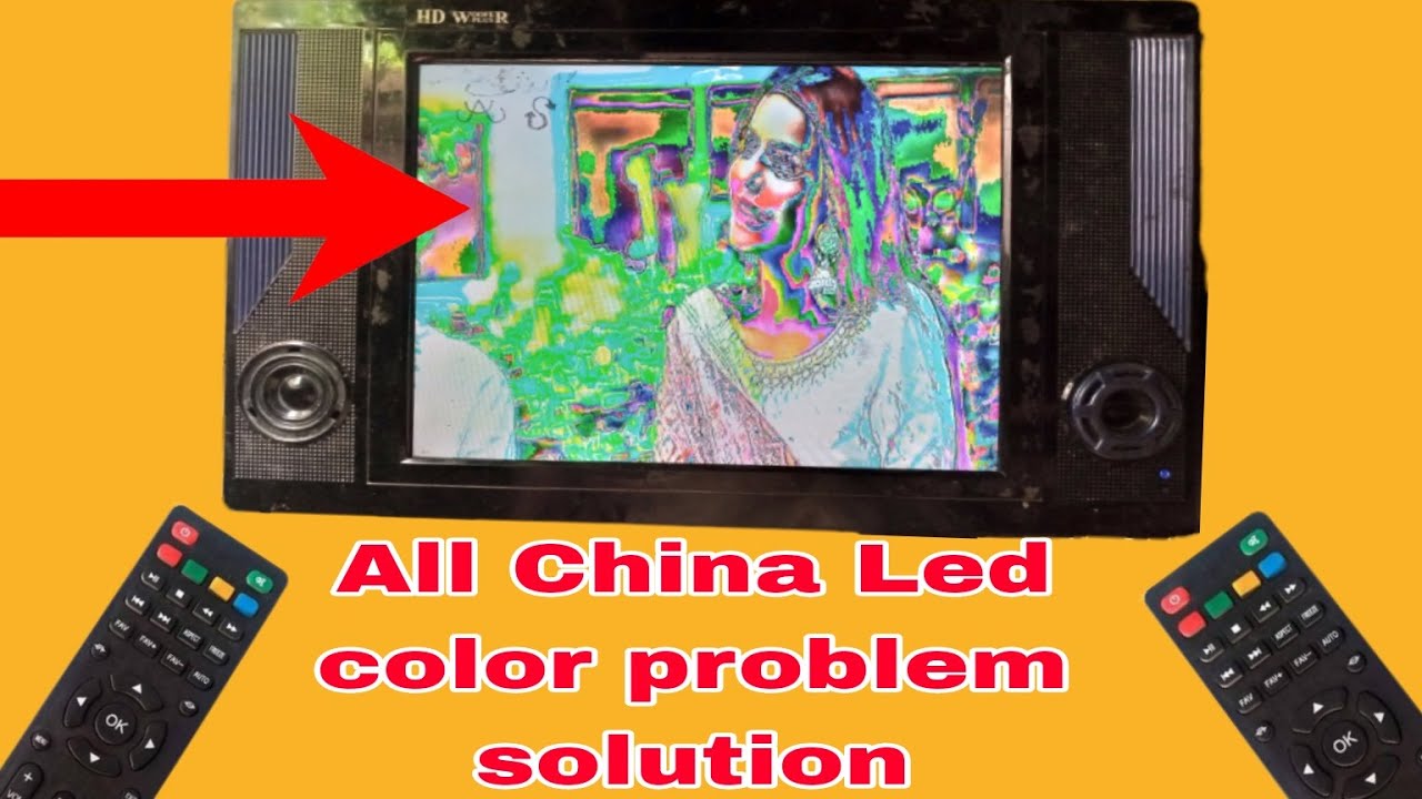 fix for china tv color lcd display problem | how to fix lcd screen color | All Repairing