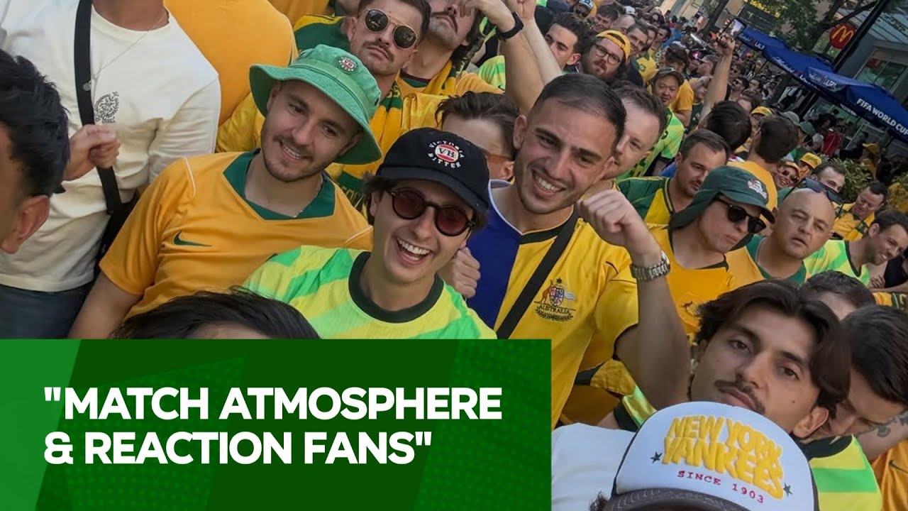 Match Fans Reaction: Game Australia vs Turkey World Cup 2026 in Canada 