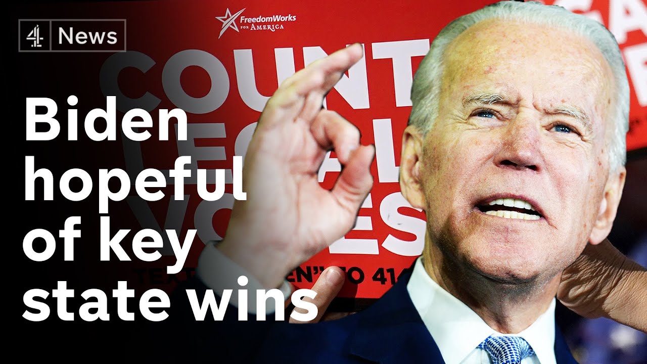 Biden&rsquo;s Presidential hopes raised as key states keep counting