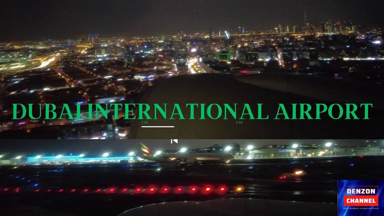 Landing at Dubai International Airport