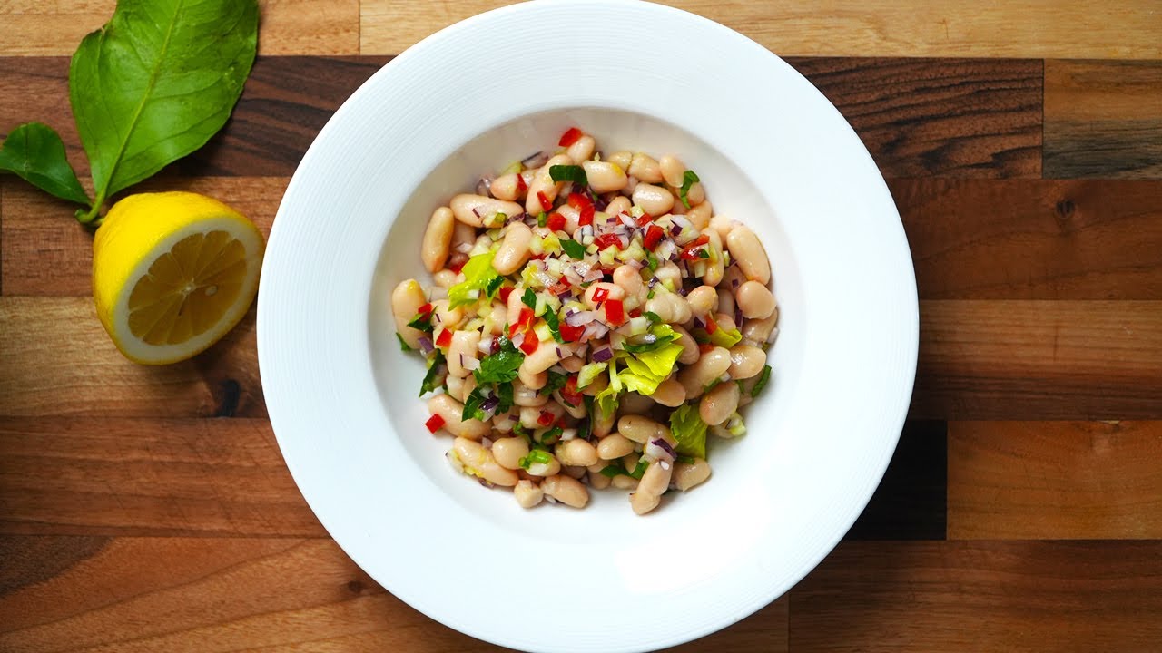 Greek Style White Bean Salad
