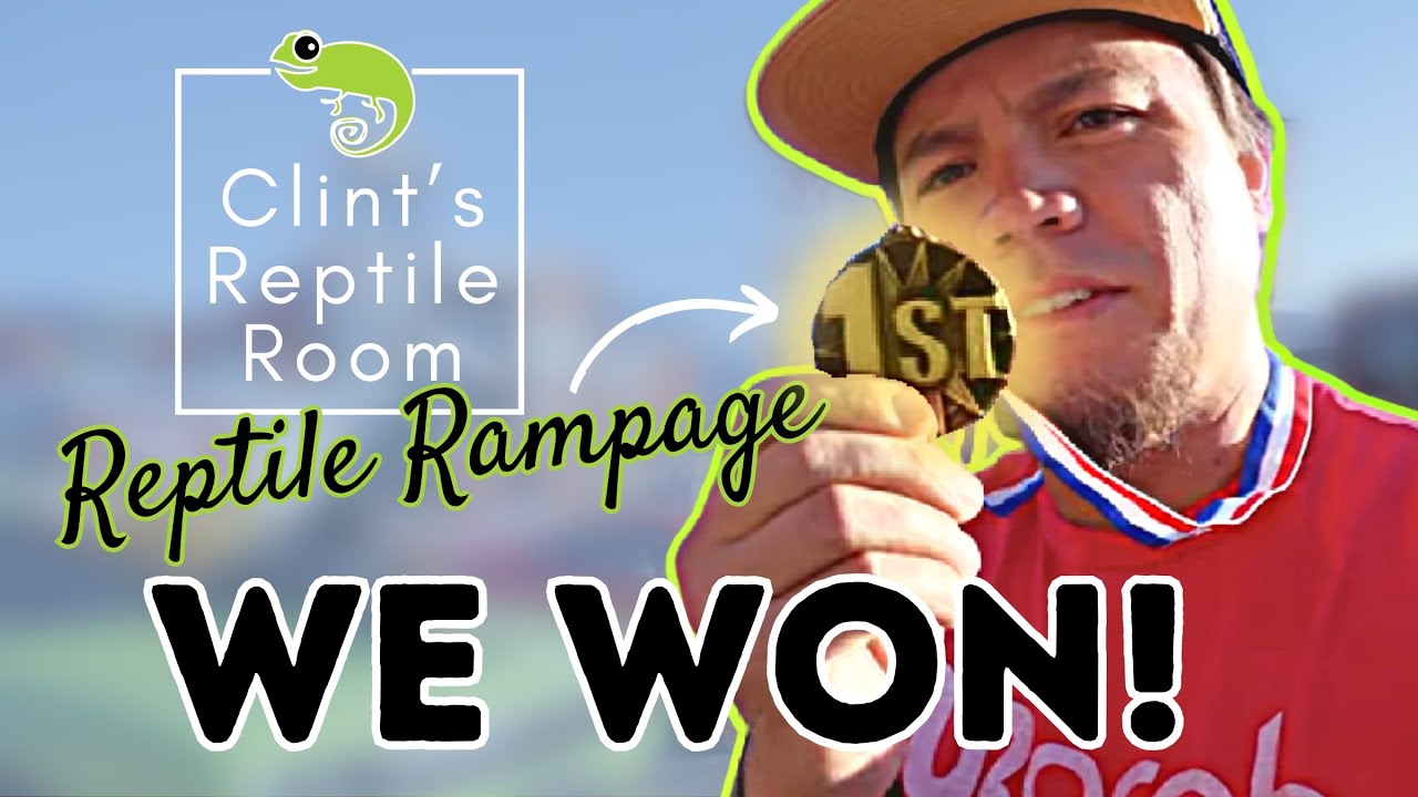 We WON! the Reptile Rampage @ClintsReptiles