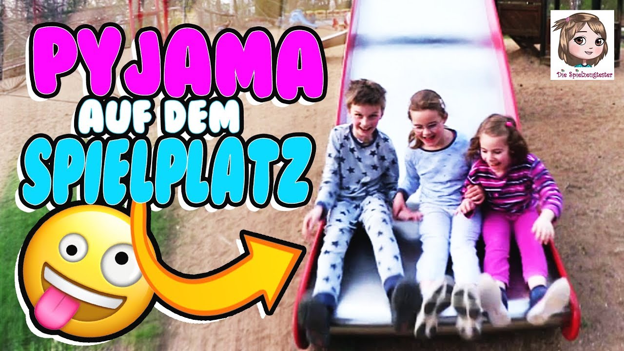 PYJAMA PARTY IM FREIZEITPARK 😃 Im Schlafanzug mit Freunden auf den Spielplatz 🙈 Schloss Thurn