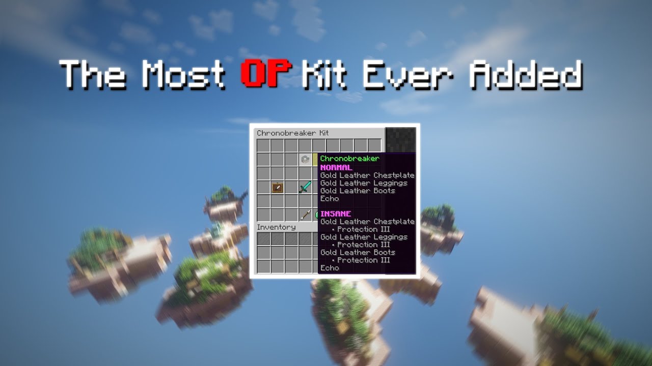 Fine, let's talk about Chronobreaker (the best/strongest skywars kit ever added) - Hypixel Skywars