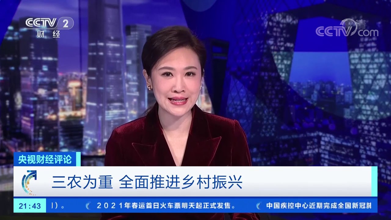 《央视财经评论》 20201229 &ldquo;三农&rdquo;为重 全面推进乡村振兴| CCTV财经
