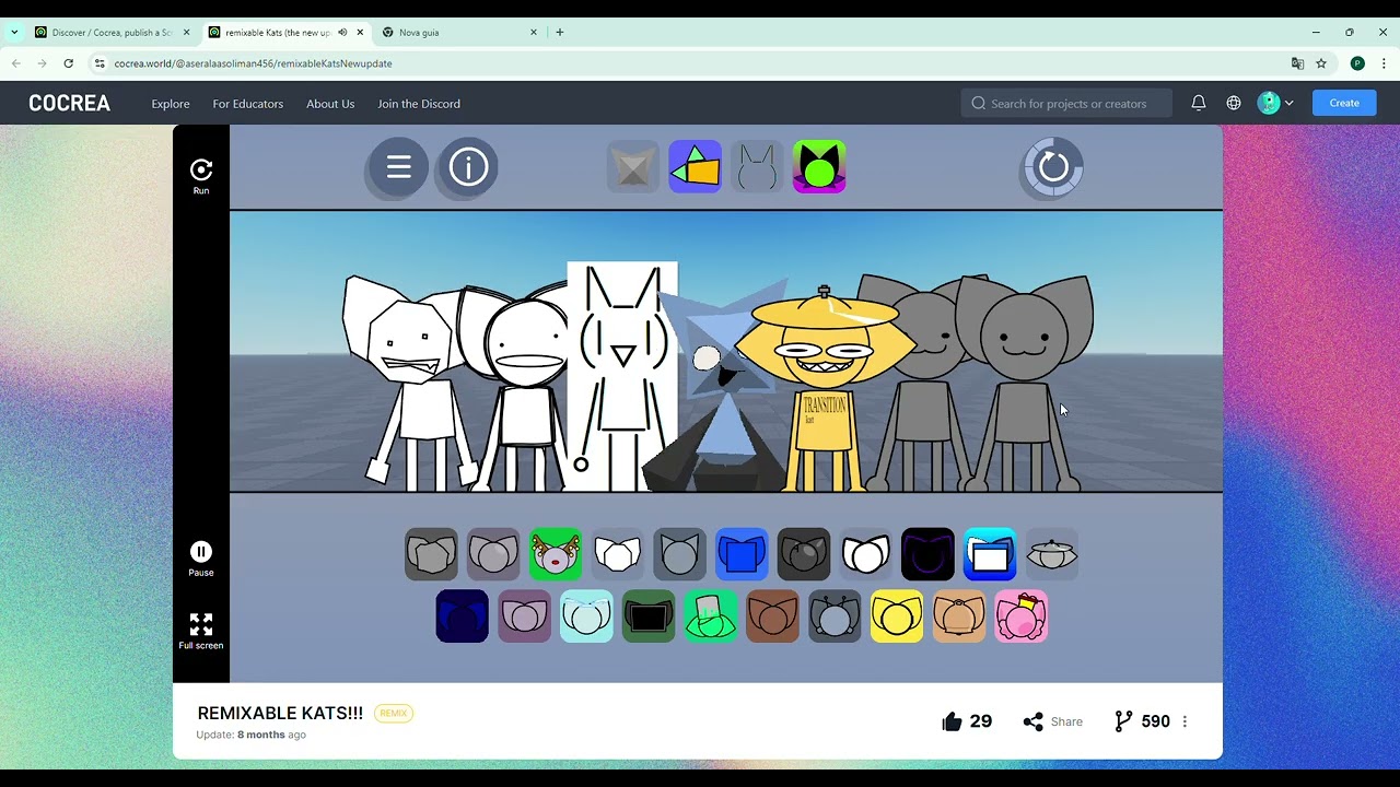 Playing Kats And New Beginnings (Mod Freezed at the end sry)