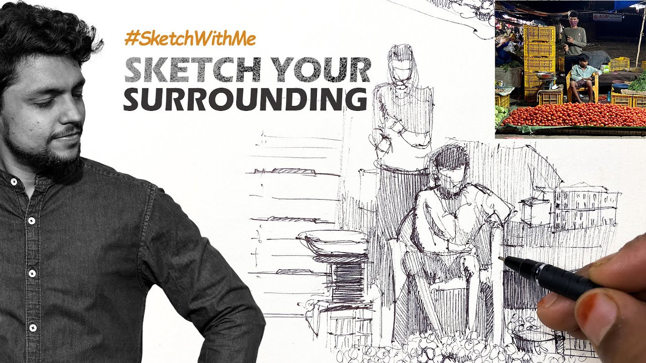 Learn to Sketch Your Surrounding Like an Artist