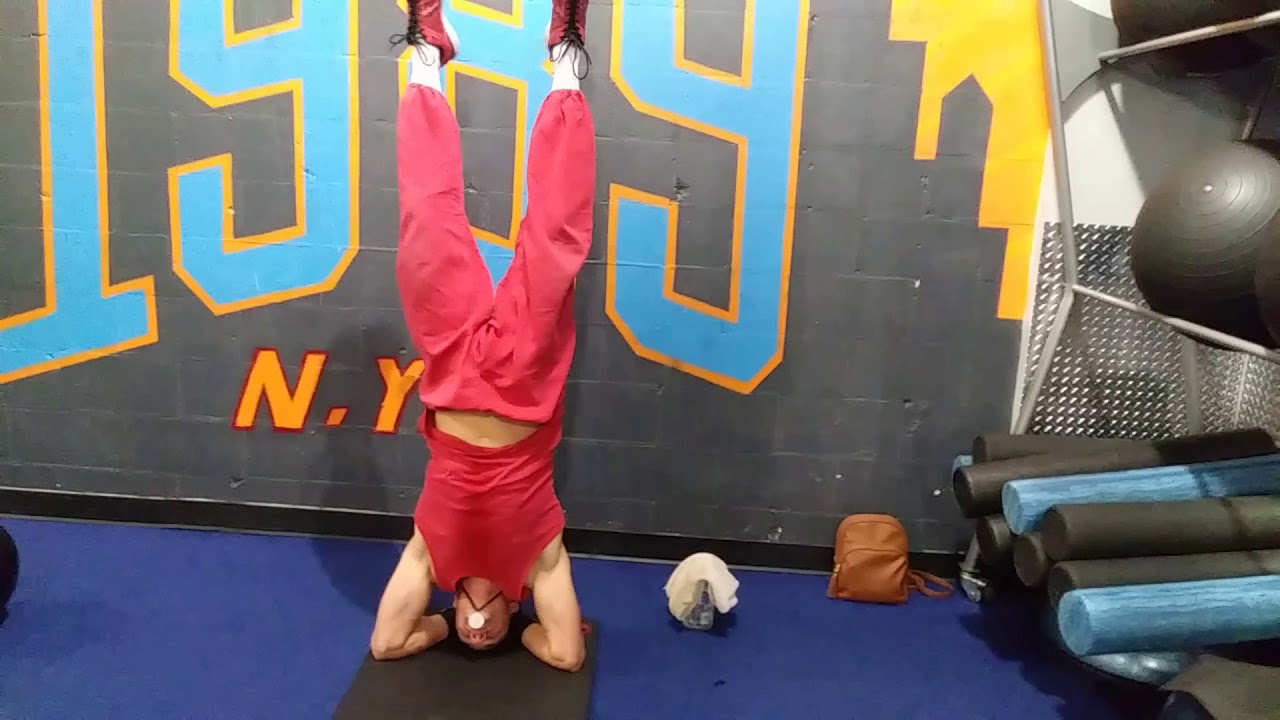 The upside down split
