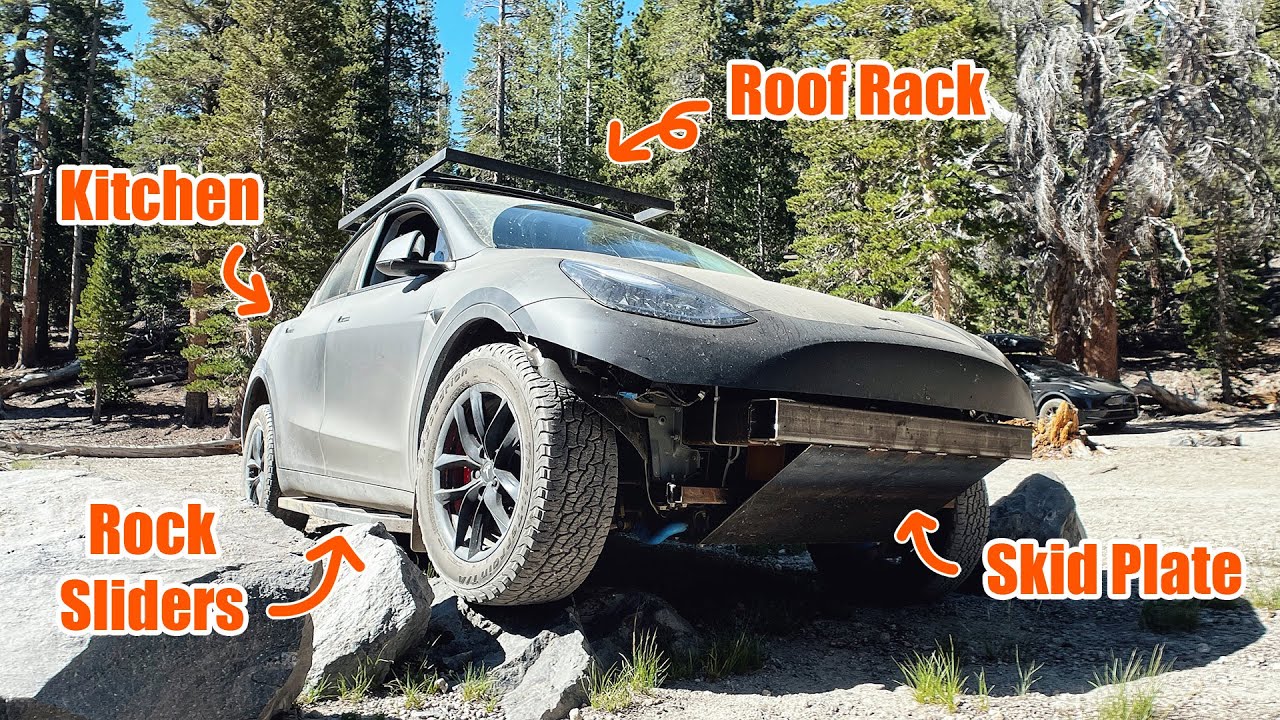 Эта внедорожная Tesla Model Y просто сумасшедшая