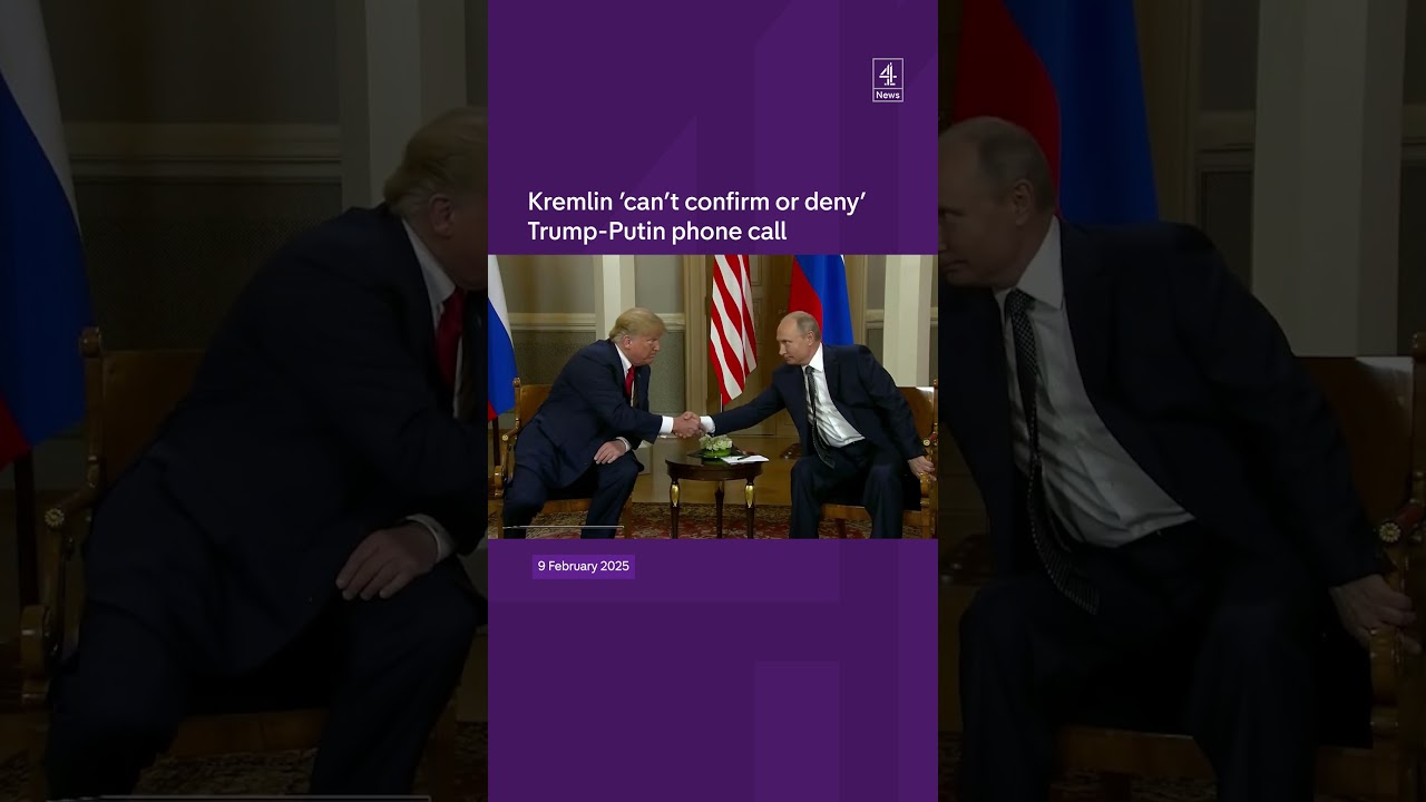 Kremlin 'can't confirm or deny' Trump-Putin phone call