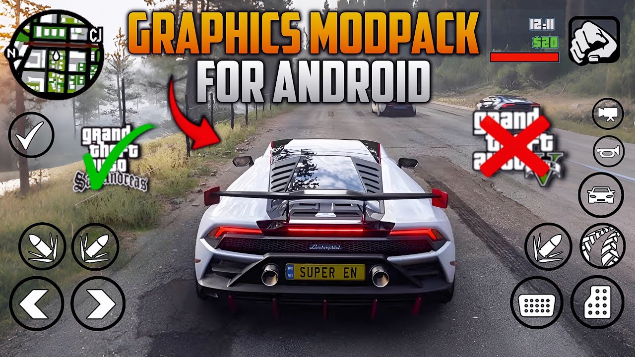GTA SA HIGH GRAPHICS MODPACK FOR ANDROID | SUPPORT ALL DEVICES