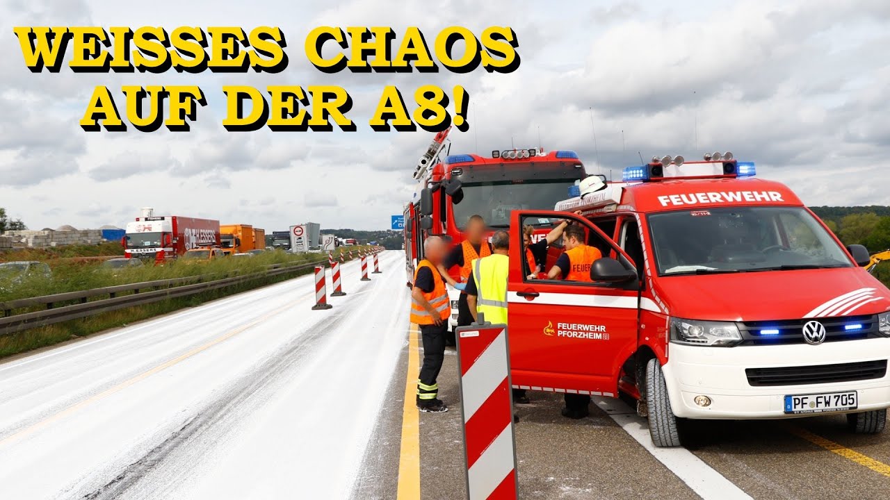 [GROSSE DOKU] AUTOBAHN VERWANDELT SICH IN WEISSES CHAOS | FEUERWEHR im GROSSEINSATZ | A8 PFORZHEIM