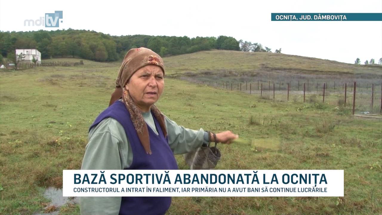 BAZA SPORTIVA ABANDONATA LA OCNITA