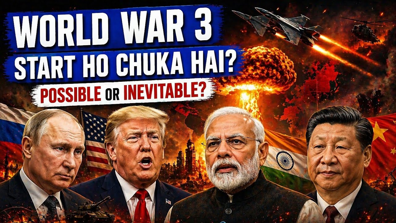 World War 3 Kya Shuru Hone Wala Hai? 😳 | Global Tension Explained | World War 3 #worldwar3 #modi