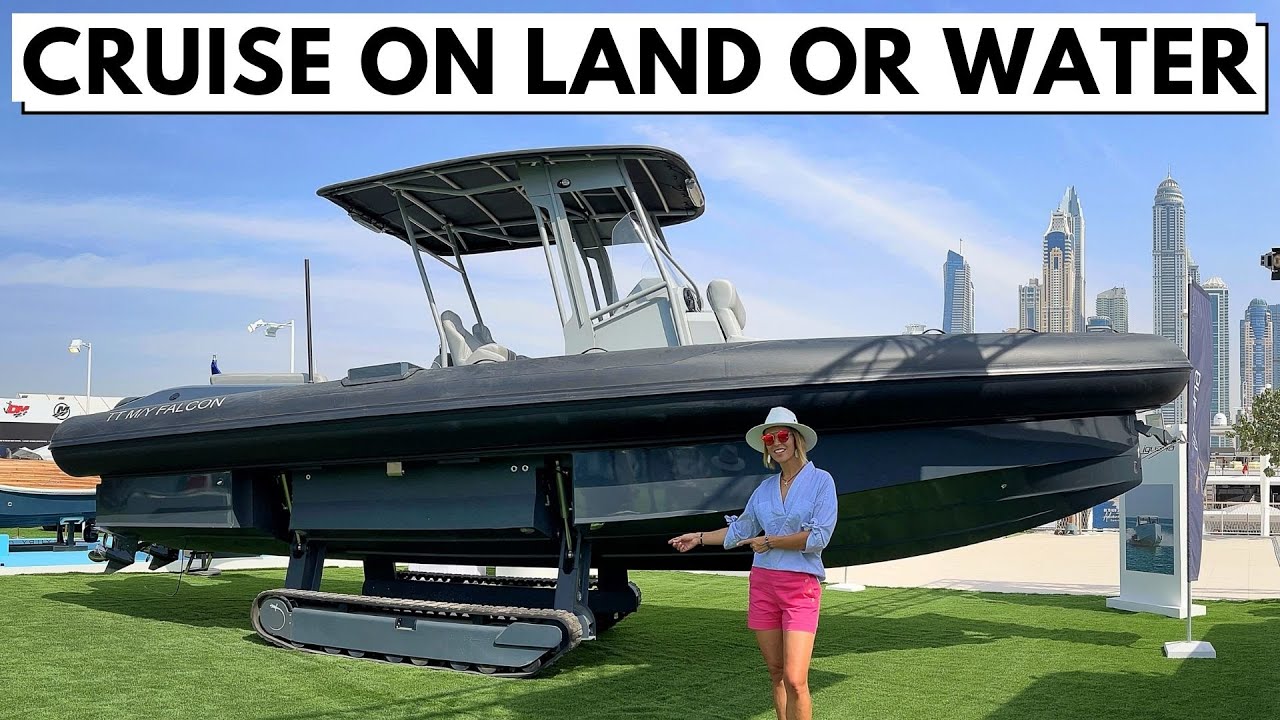 IGUANA YACHTS Экскурсионная яхта-амфибия Black Knight Custom Rib на гусеницах Десантное судно в DIBS