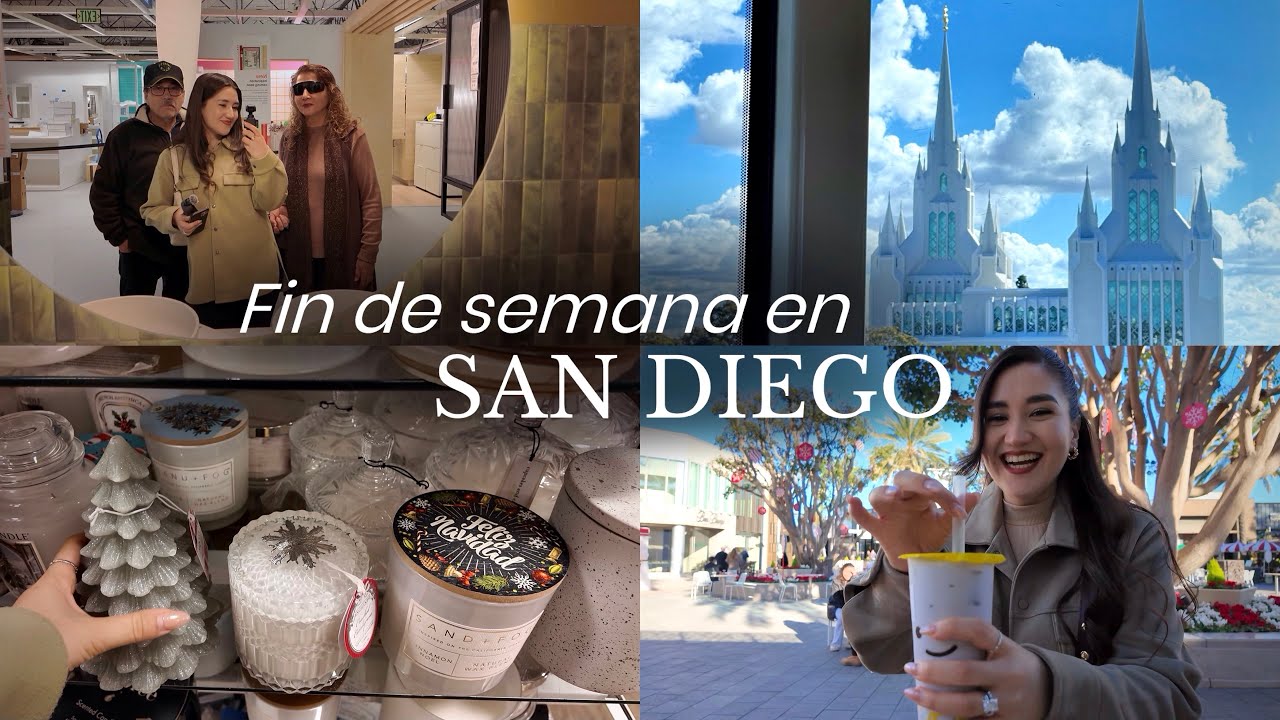 Weekend in San Diego 🎄 | Compras navideñas, brunch y días en familia…