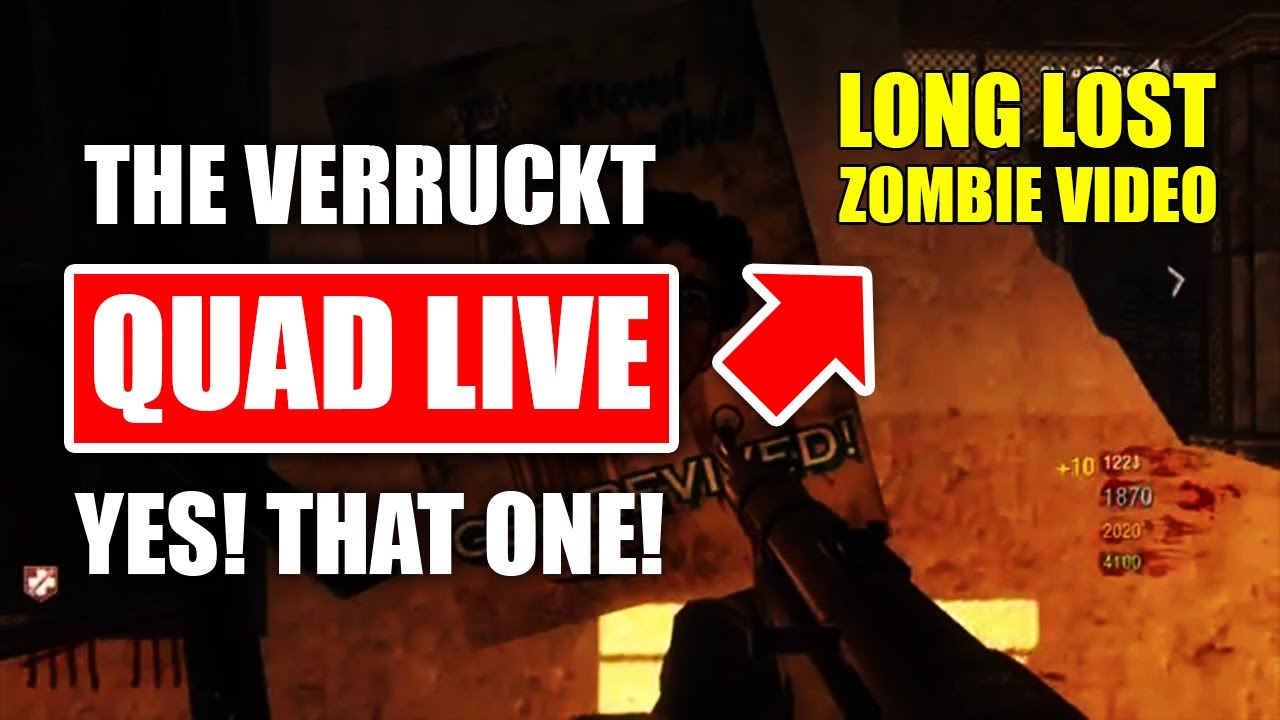 The Verruckt Video You All Miss - Quad Live Commentary | Long Lost Zombie Video