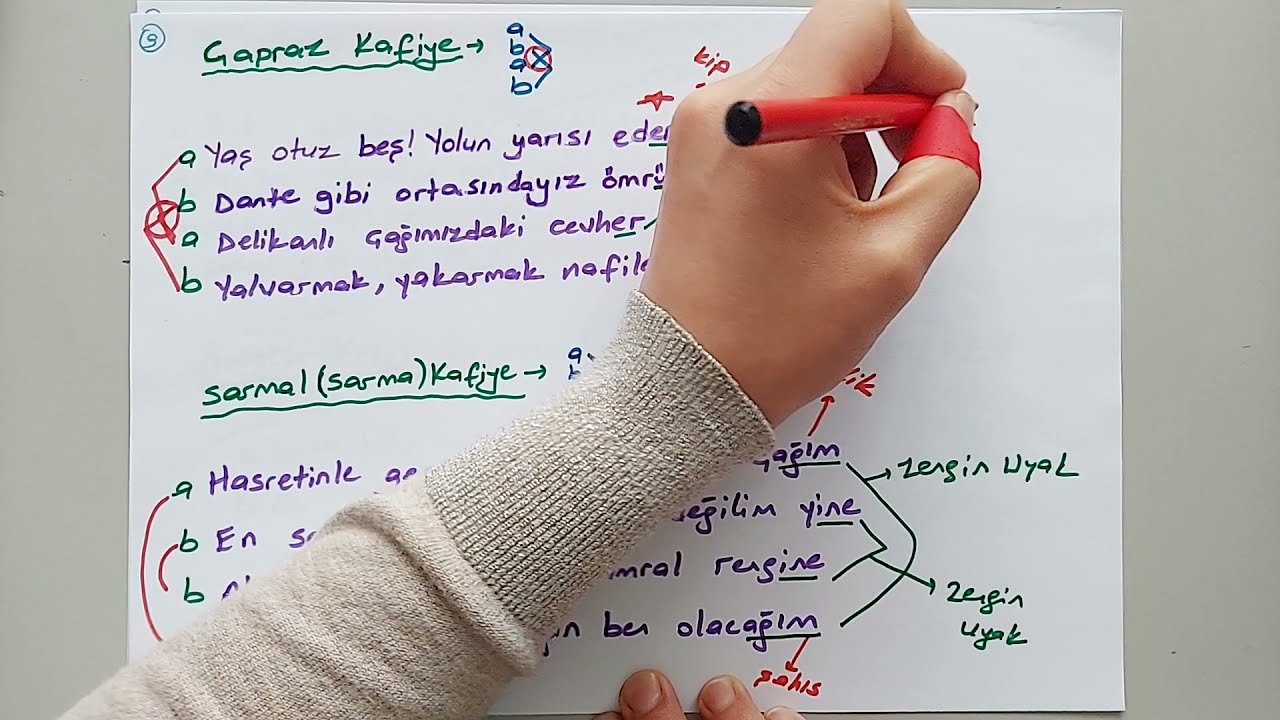 HÜLYA HOCA İLE EDEBİYAT - AYT 🌟🌟🌟 ŞİİRDE AHENK UNSURLARI & KAFİYE & REDİF