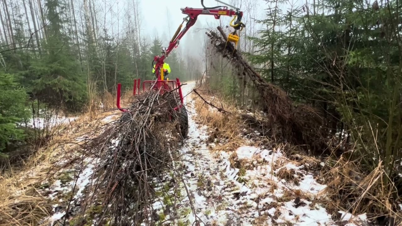 Järnhästen Flex 2 & Kranman T1850 - testing first time 