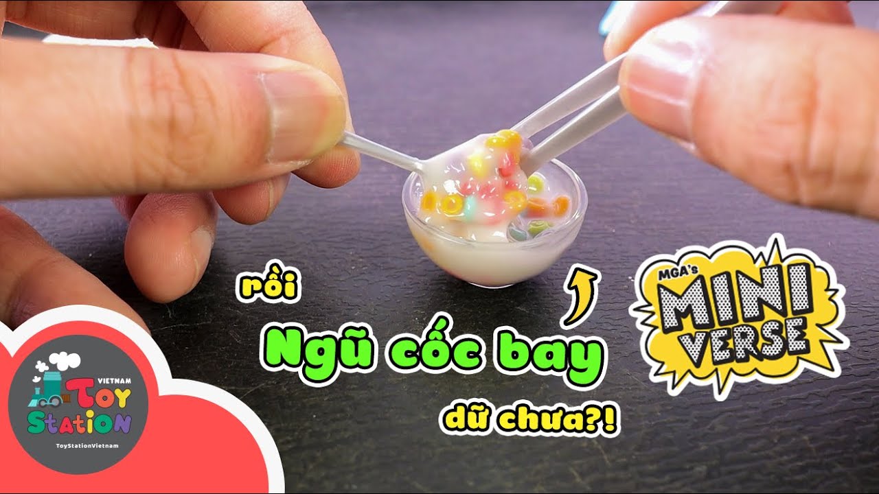 Thử làm tô ngũ cốc bay tí hon Mini Verse và cái kết thật ú òa ToyStation 755
