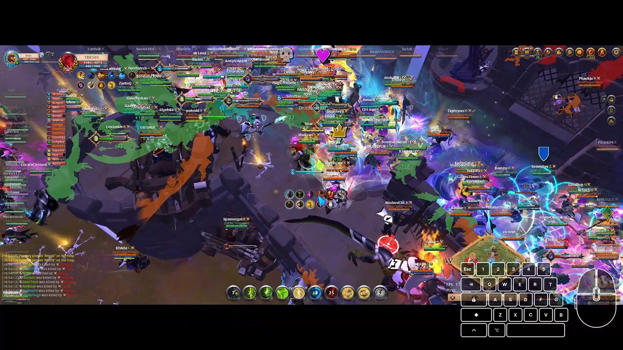 Albion Online | Castle Fight: Contingent vs Woof Woof (Healer POV)