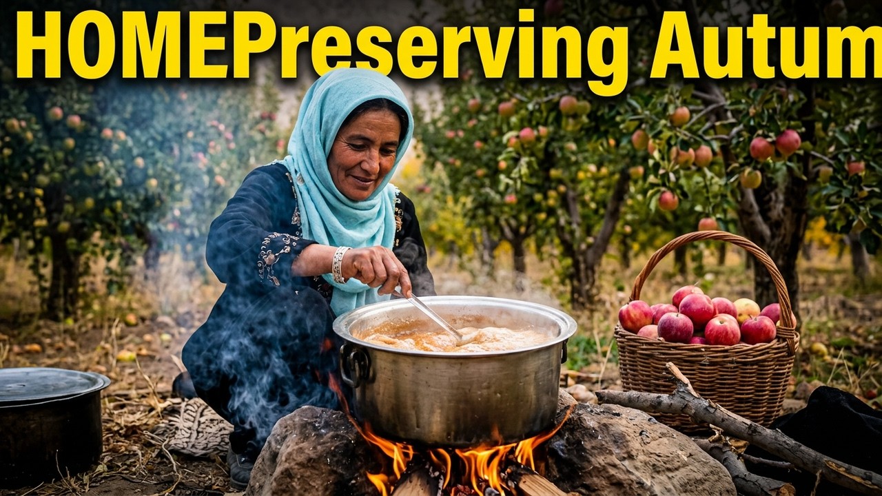 Autumn Village Life: Apple Harvest & Cozy Cooking