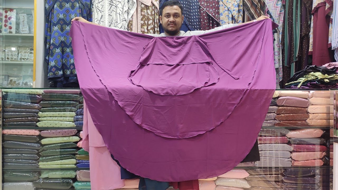 (New version) বাটারফ্লাই 5 পার্ট নেকাব  কালেকশন//নিউ দুবাই বোরখা বাজার