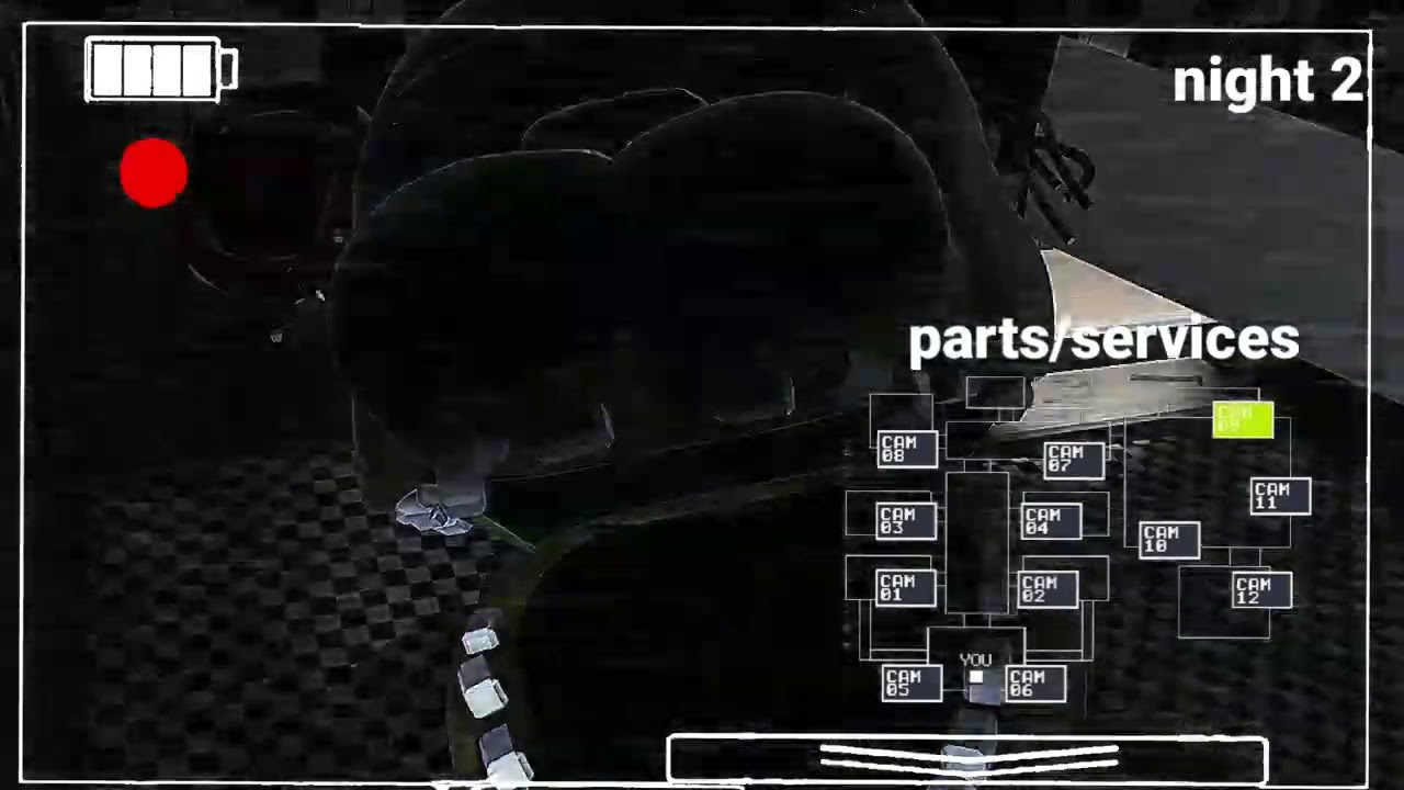 Fnaf 2 pero si golden freddy apareciera en las cámaras 