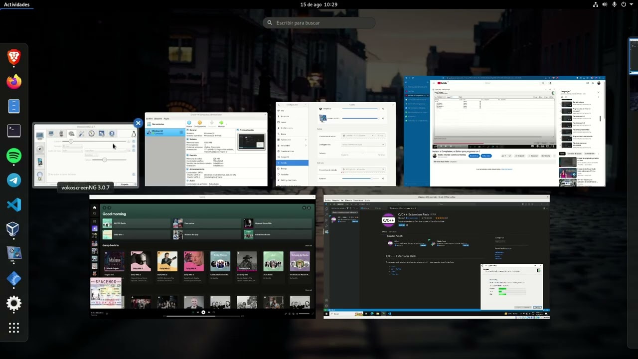Instalar Visual Studio Code y el compilador de languaje C.