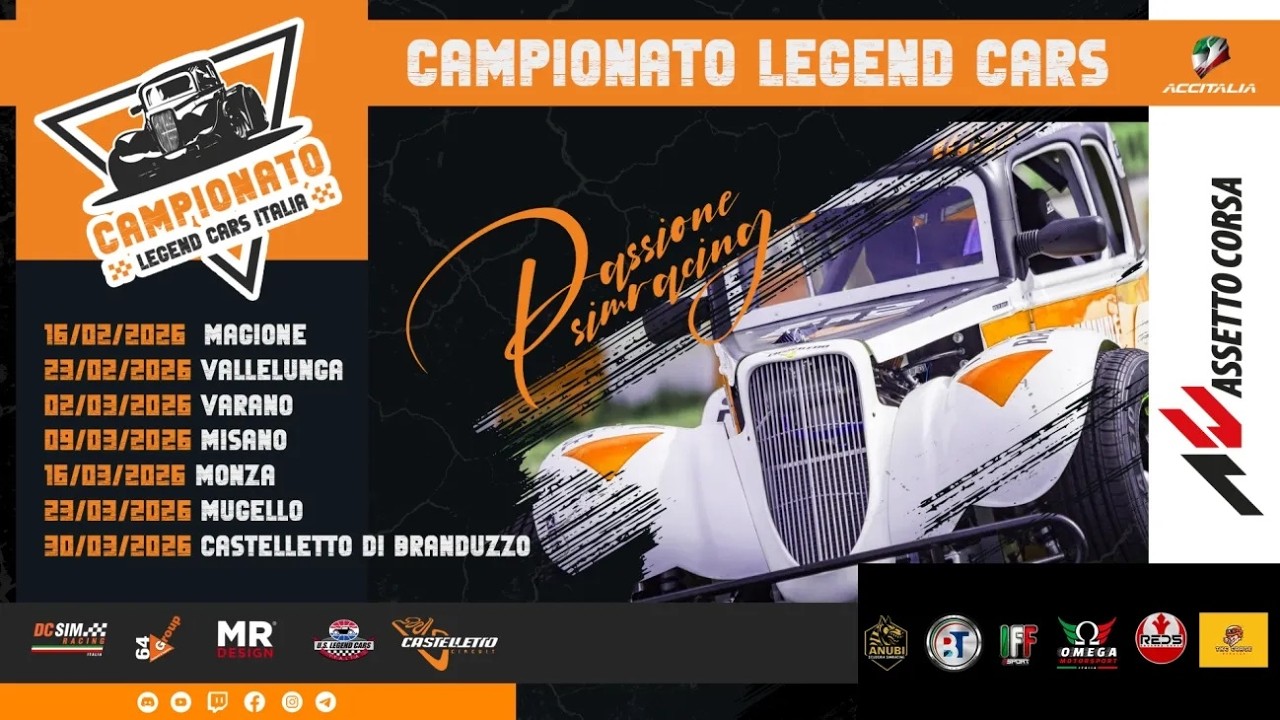 Legend Cars 2026 - 2 tappa Vallelunga Split 3